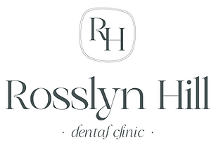 Rosslyn Hill Dental Clinic logo in Hampstead, designed for a top-rated dentist.